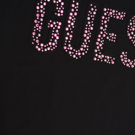 T-shirt Dzieciecy GUESS J1RI26 K6YW1 Czarny
