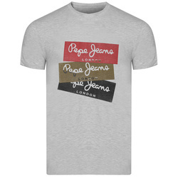 T-shirt Męski PEPE JEANS Oldwive PM508942 Szary