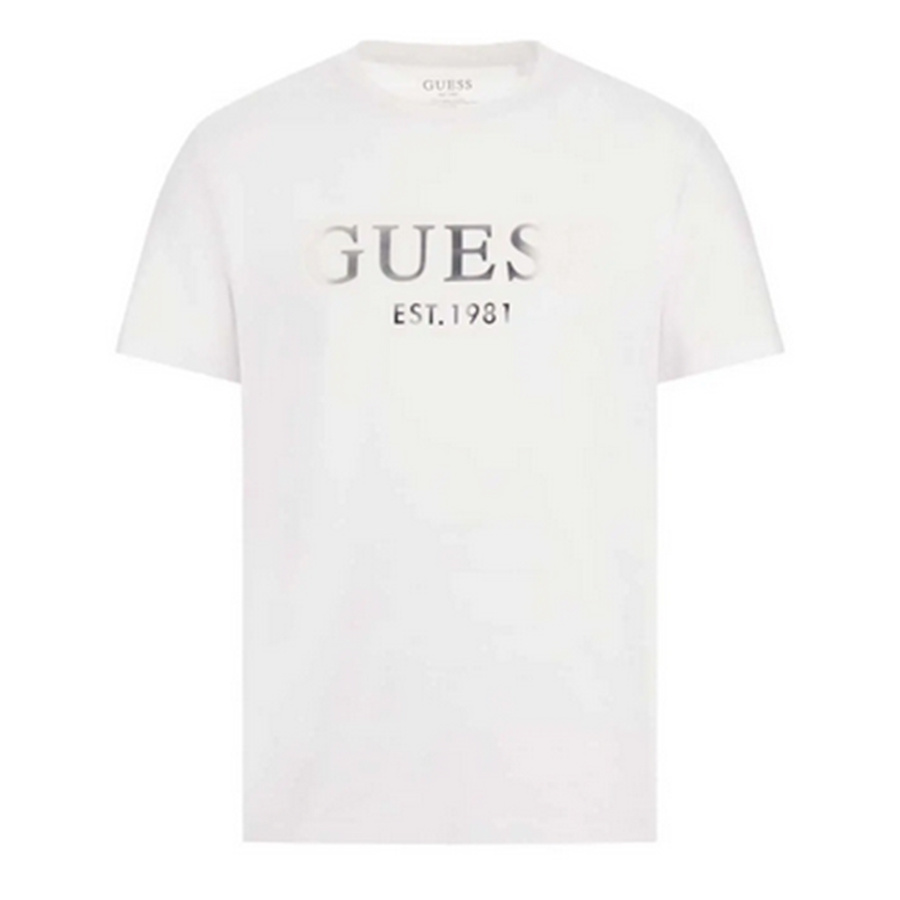 T-shirt Męski GUESS M5RI12 J1314 Biały