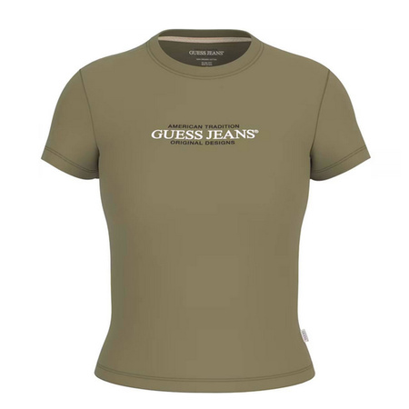 T-shirt Damski GUESS W4YI03 J1314 Khaki