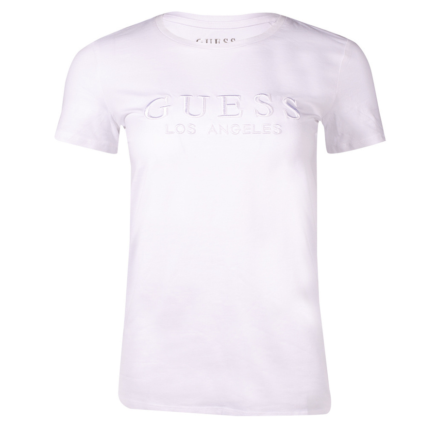 T-Shirt Damski GUESS Logo M1RI28 J1311 Biały