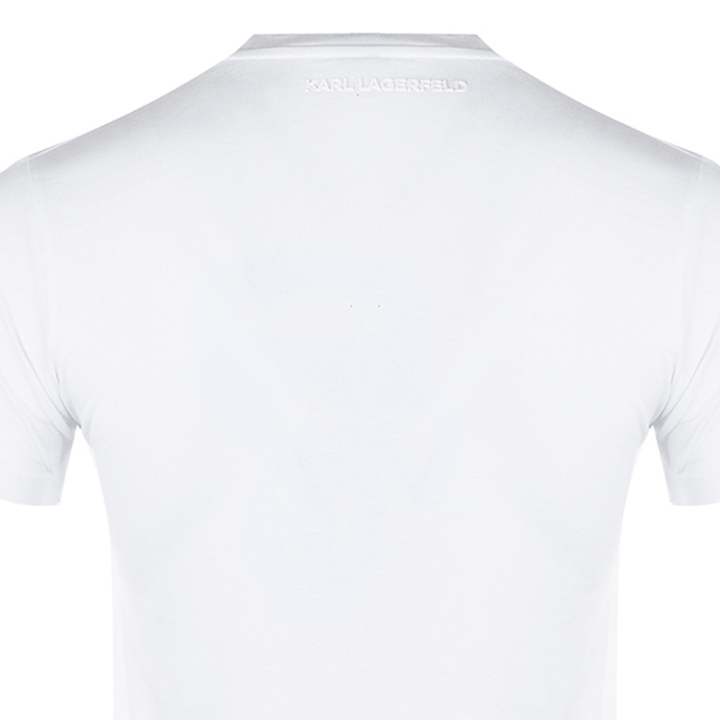 T-Shirt Męski KARL LAGERFELD 755091 511224 Biały