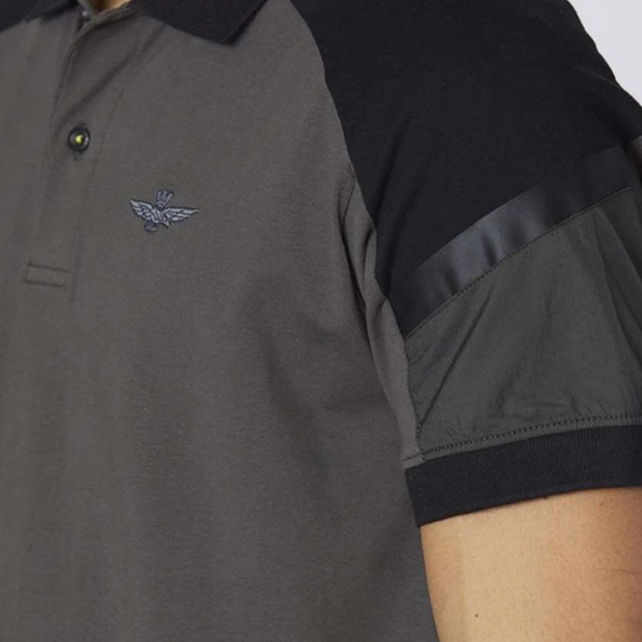 Koszulka Polo Aeronautica Militare 242PO1825J612 Zielona