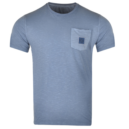 T-shirt Męski GUESS M1BI97 K6XN1 Niebieski