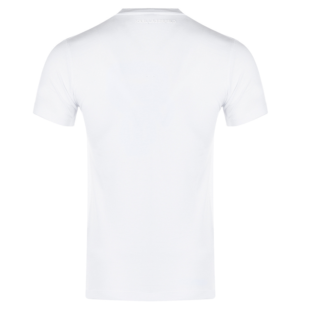T-Shirt Męski KARL LAGERFELD 755091 511224 Biały