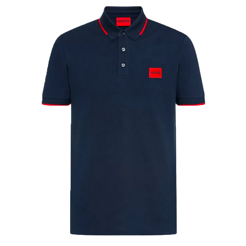 Koszulka Polo HUGO Deresino 50467384 Granatowa