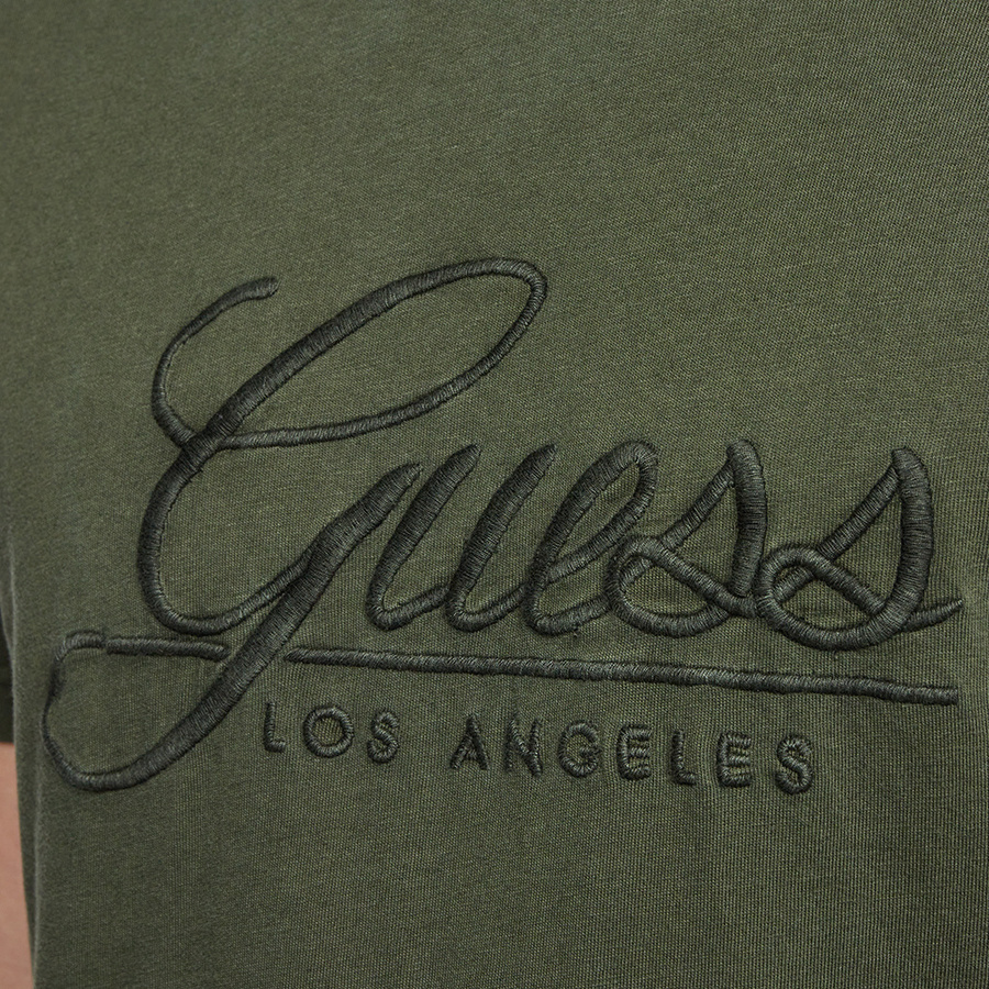 T-shirt Męski GUESS M1BI26 K8FQ1 Zielony