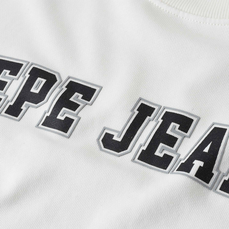 Bluza Męska PEPE JEANS Bernie PB503504 Biała