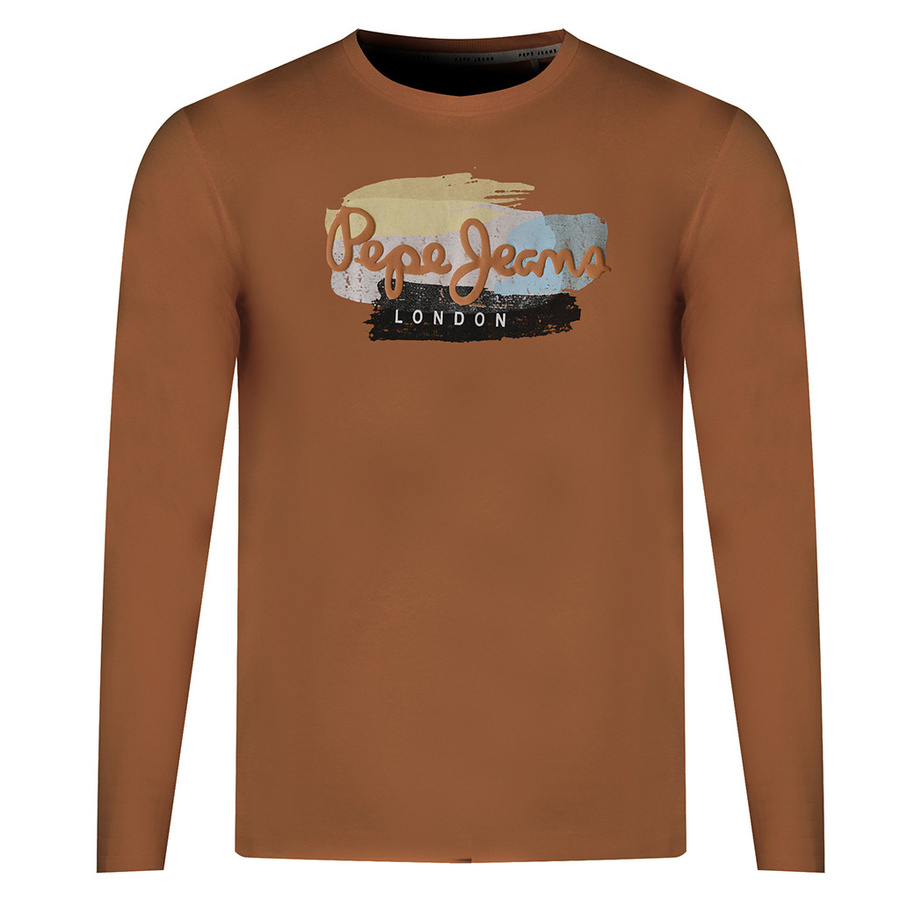 Longsleeve PEPE JEANS Edward Tee PM508977 Brązowy
