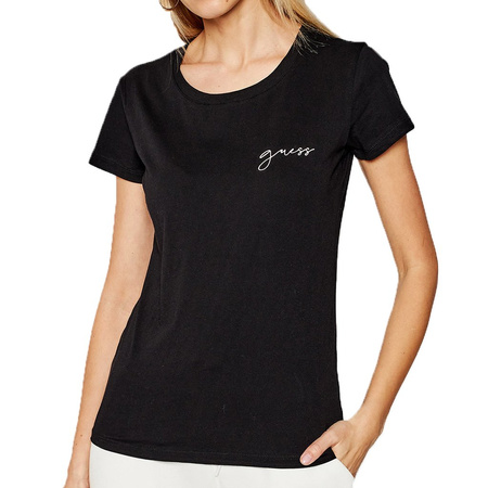 T-Shirt Damski Guess O1GI03 K8HM0 Czarny Regular