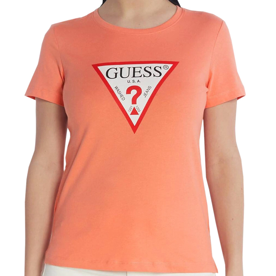 T-shirt Damski GUESS Logo W1YI1 BI3Z11 Orange