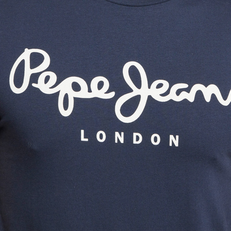 T-shirt Męski PEPE JEANS PM508210 Granatowy