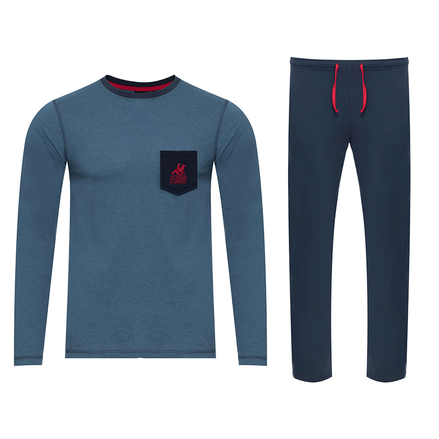 Zestaw Piżam U.S. GRAND POLO EQUIPMENT & APPAREL Granatowa