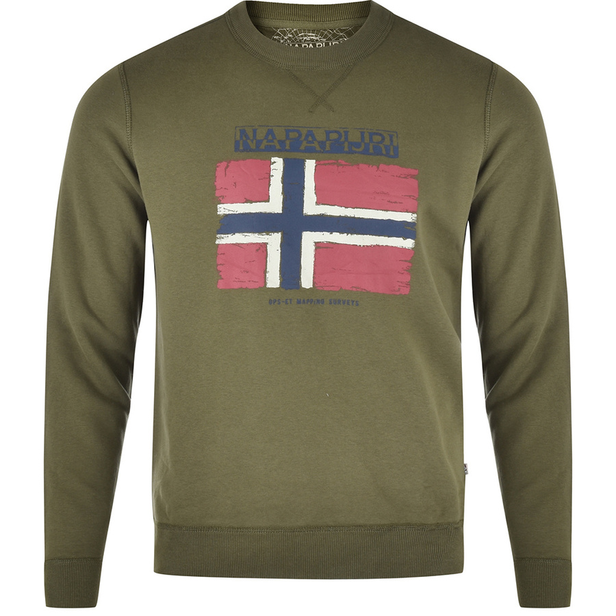 Bluza Męska NAPAPIJRI Khaki N0YI6U176 -45%