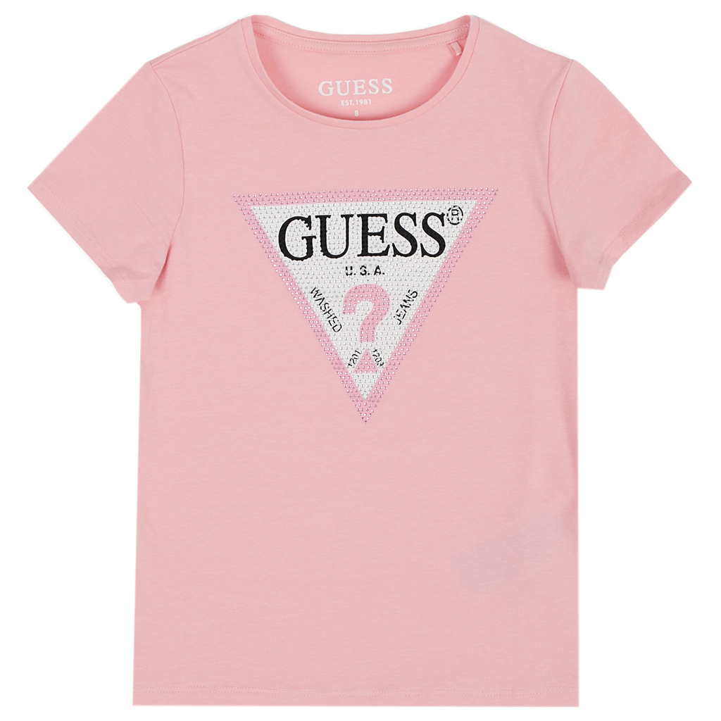T-shirt Dzieciecy GUESS J1YI35 K6YW1 Rozowy 