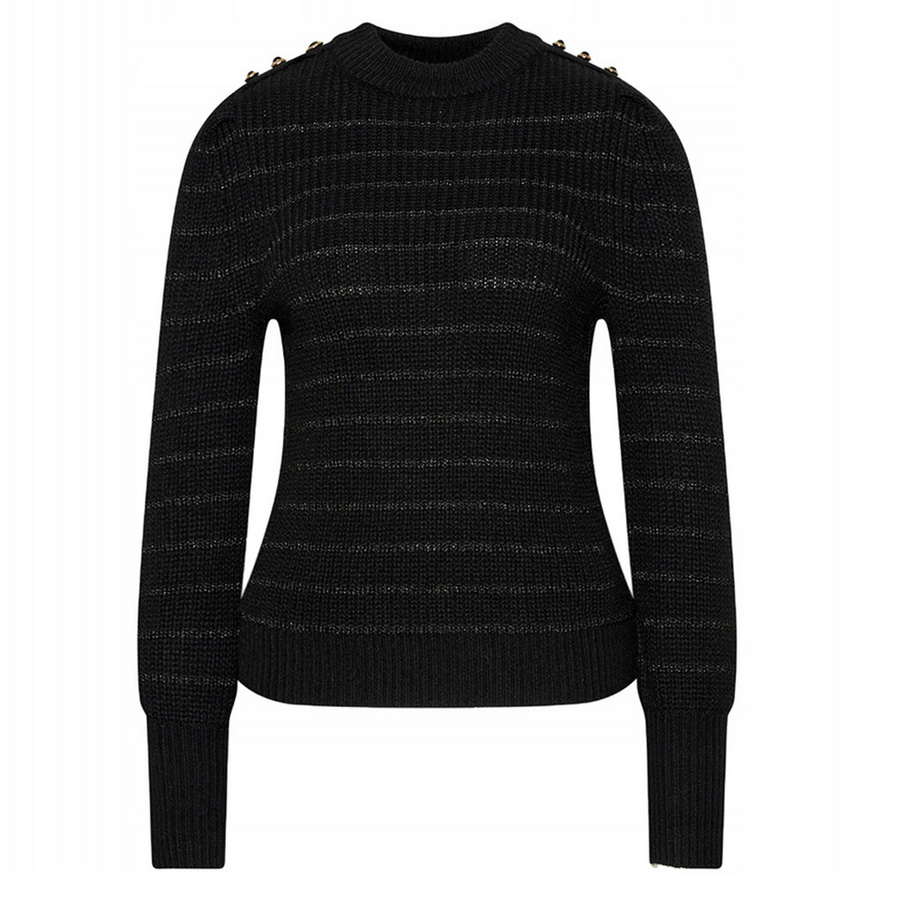 Sweter Damski GUESS W1BR36Z2X40 Czarny w Paski