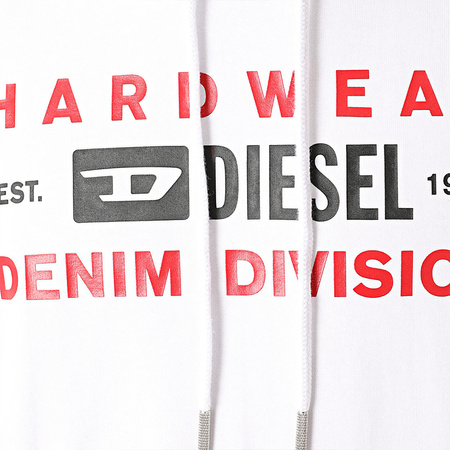 Bluza Męska DIESEL Girk A00325 0HAYT Biała