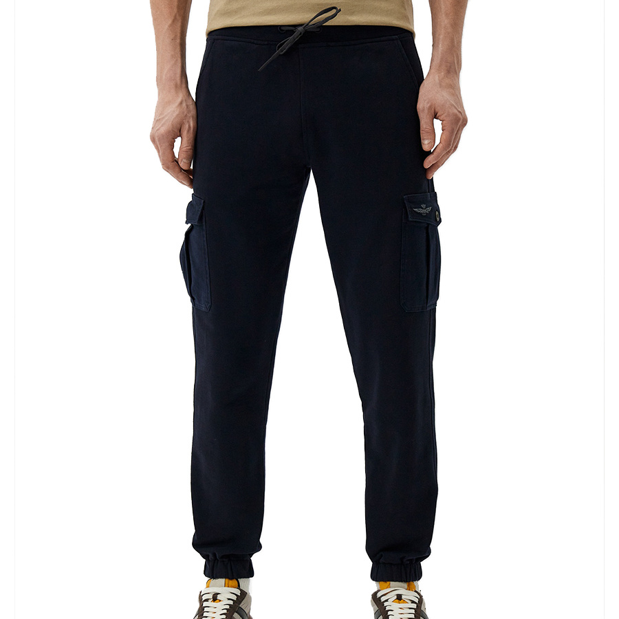 Spodnie Dresowe Aeronautica Militare 241PF923F511 Granatowe