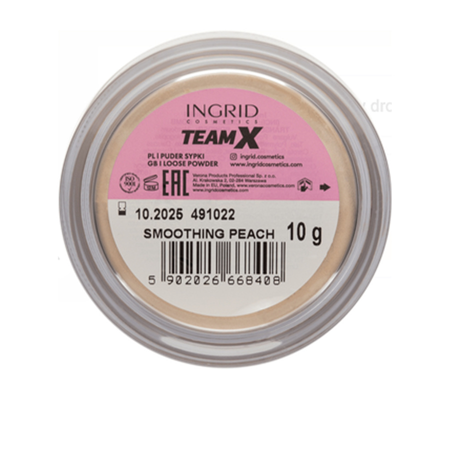 Puder sypki rozświetlający SMOOTHING PEACH INGRID TEAM X