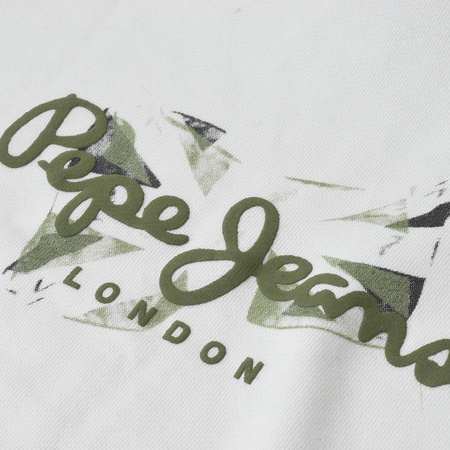 Bluza Męska PEPE JEANS Bernie PB503504 Biała