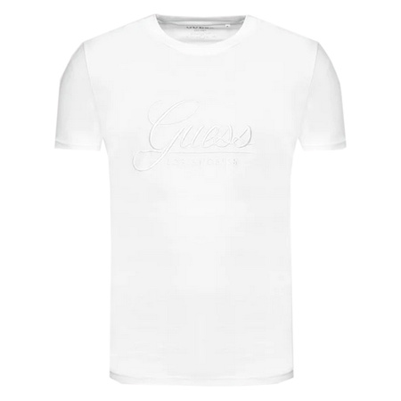 T-shirt Męski GUESS M1BI26 K8FQ1 Biały