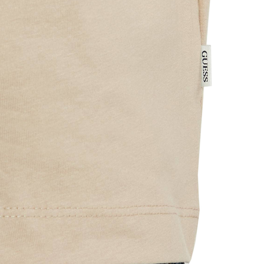 T-shirt GUESS Logo M4YI46 K8FQ4 Beżowy Oversize