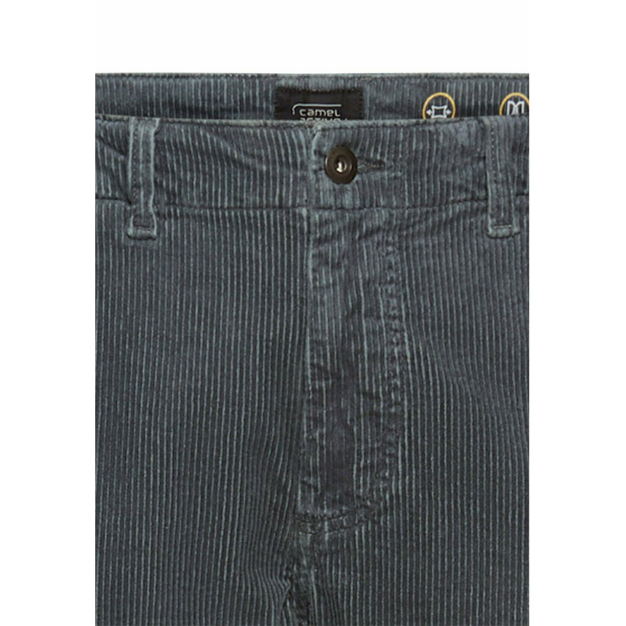 Camel Active Spodnie Sztruksowe CA522E04K-K11 niebieskie