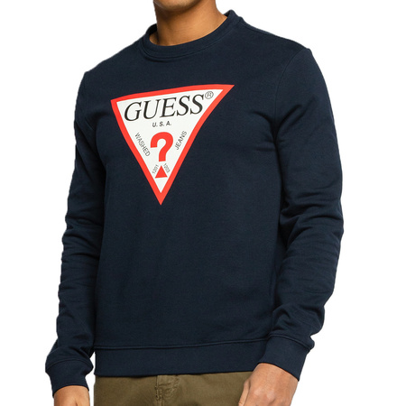 Bluza Męska GUESS M0BQ37 K7ON1 Fit Granatowa