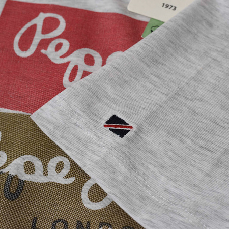 T-shirt Męski PEPE JEANS Oldwive PM508942 Szary