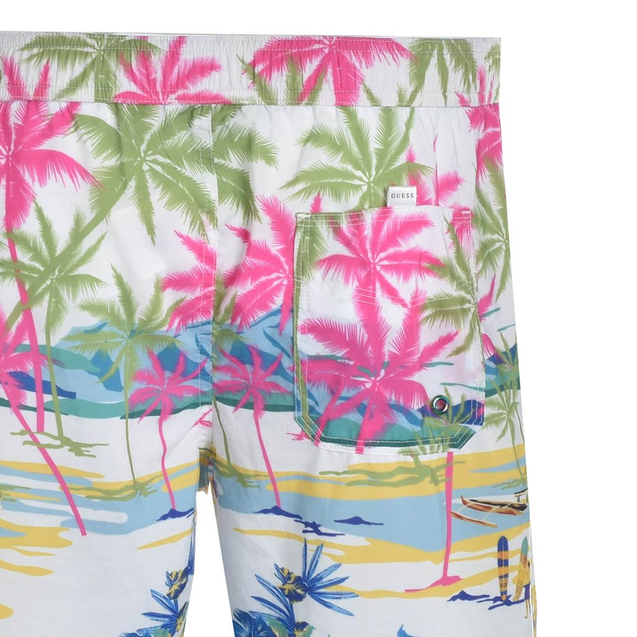 Szorty Kapielowe Meskie GUESS 006511 Palmy