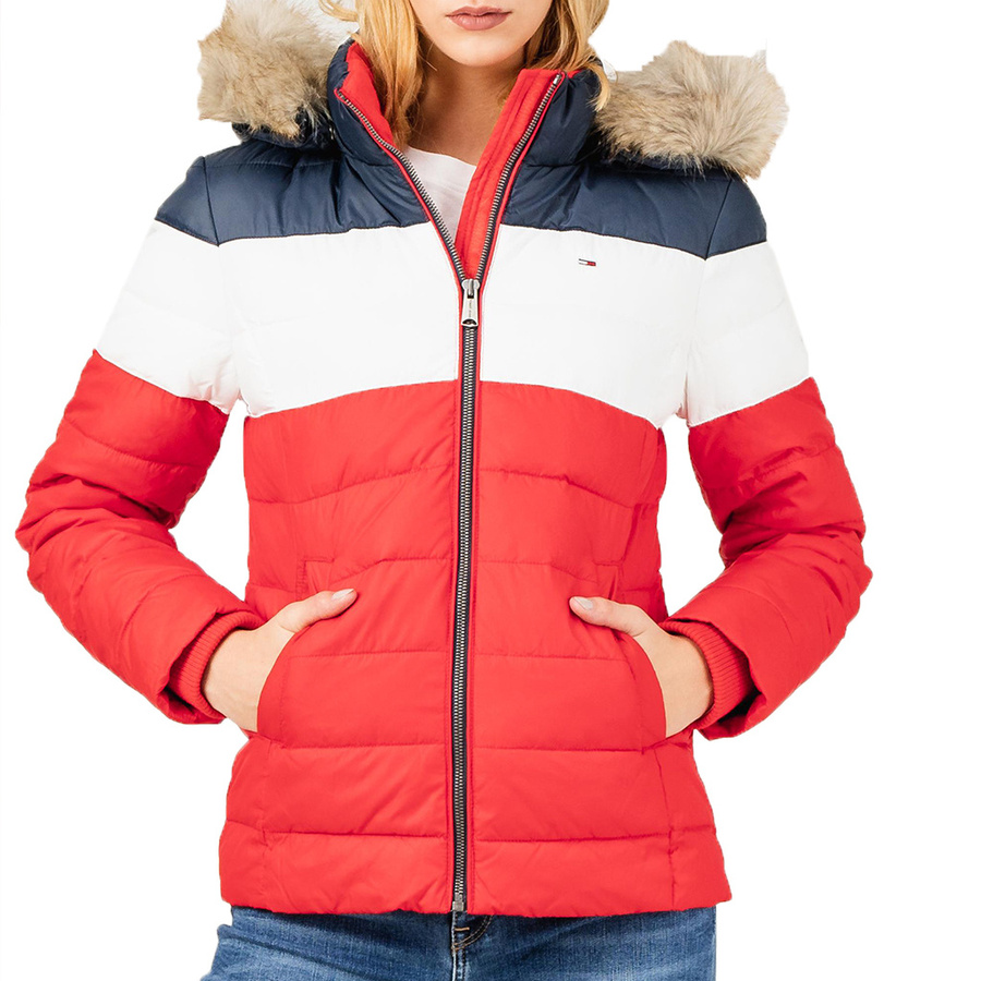 Kurtka Puchowa TOMMY JEANS Colour-Block DW0DW07363