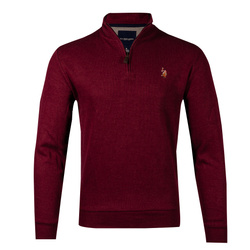 Bluza Męska U.S. POLO ASSN. Logo 11C847 Bordowa