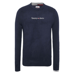 Sweter Męski TOMMY JEANS Logo DM0DM15762 Granatowy