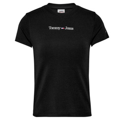 T-shirt Damski TOMMY JEANS Logo DW0DW14364 Czarny
