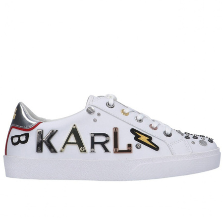 Buty Damskie KARL LAGERFELD White KL60113 01S -30%