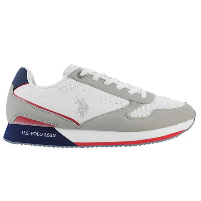 Buty Męskie U.S. POLO ASSN. NOBIL003C Białe