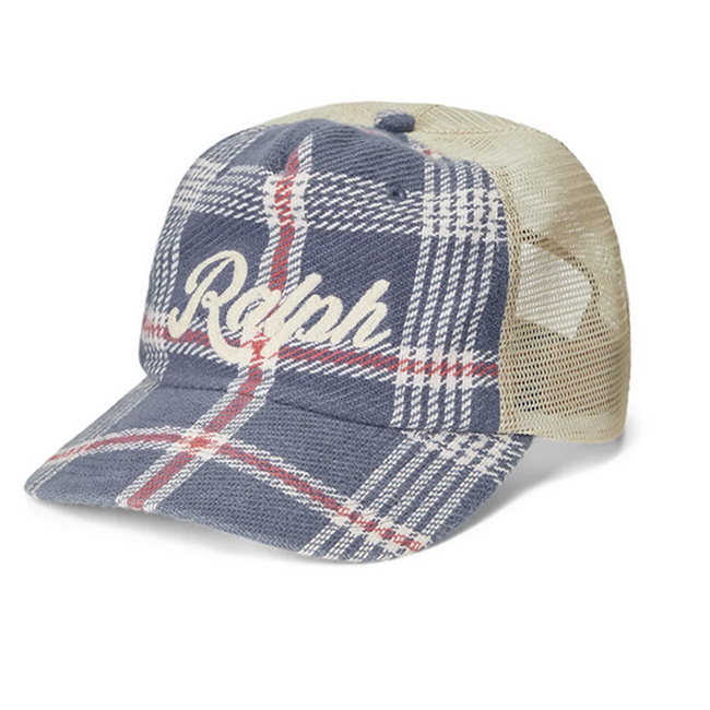 Czapka POLO RALPH LAUREN Plaid Trucker 710901600