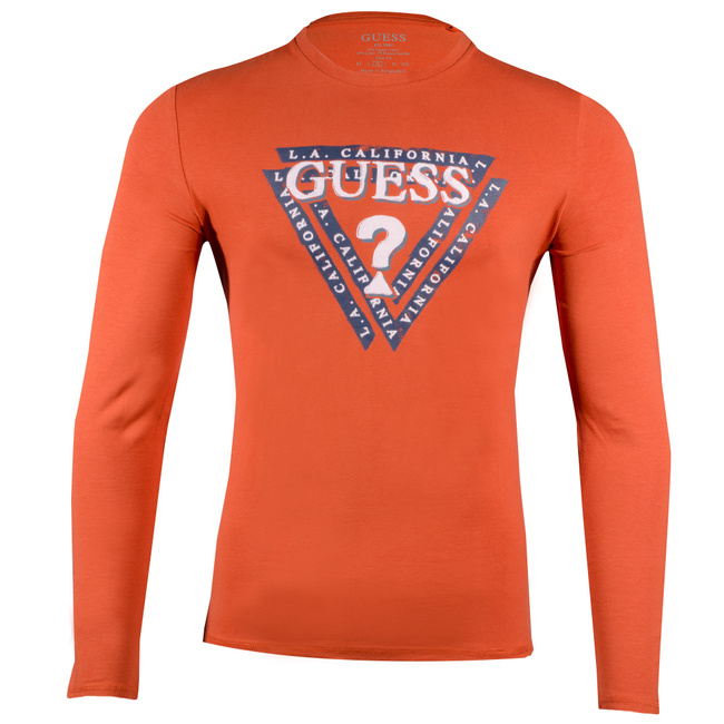 Longsleeve Meski GUESS M2BI55 J1314 Pomarańczowy