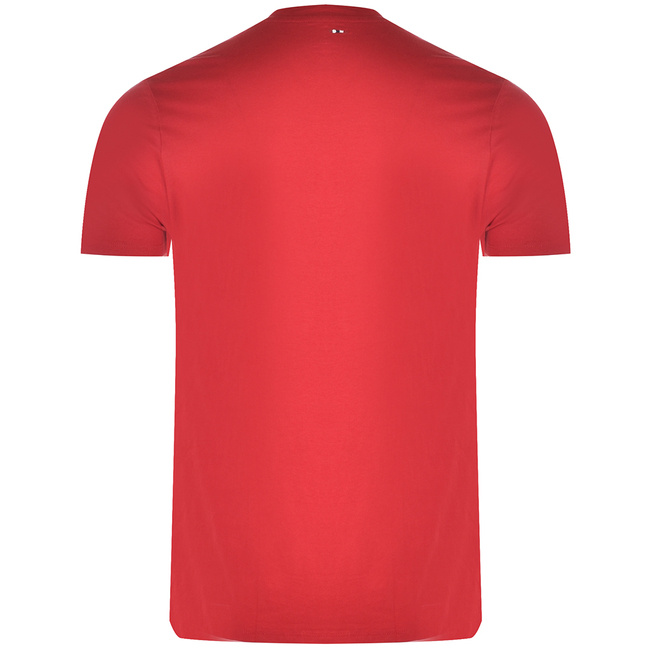 Napapijri T-Shirt Meski N0YHCWBC2 Czerwony 