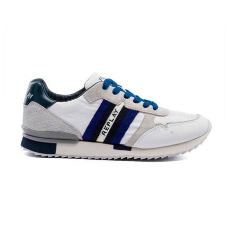 Sneakersy REPLAY HAVEFORD White Blue RS680009S 