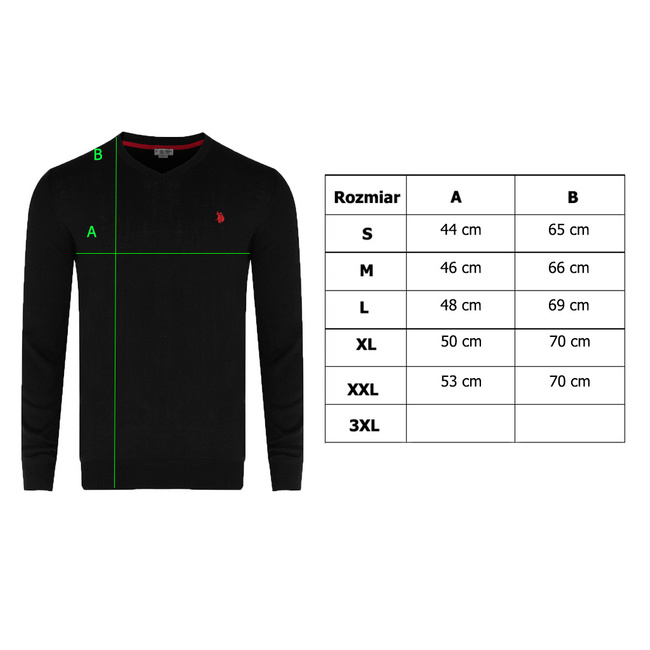 Sweter Damski U.S. POLO ASSN. WP23 KT410 Czerwony