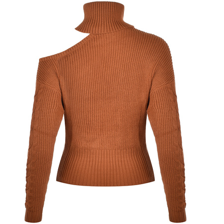 Sweter Golf Damski GUESS Gali Q1BR12 Z1S00 Brązowy