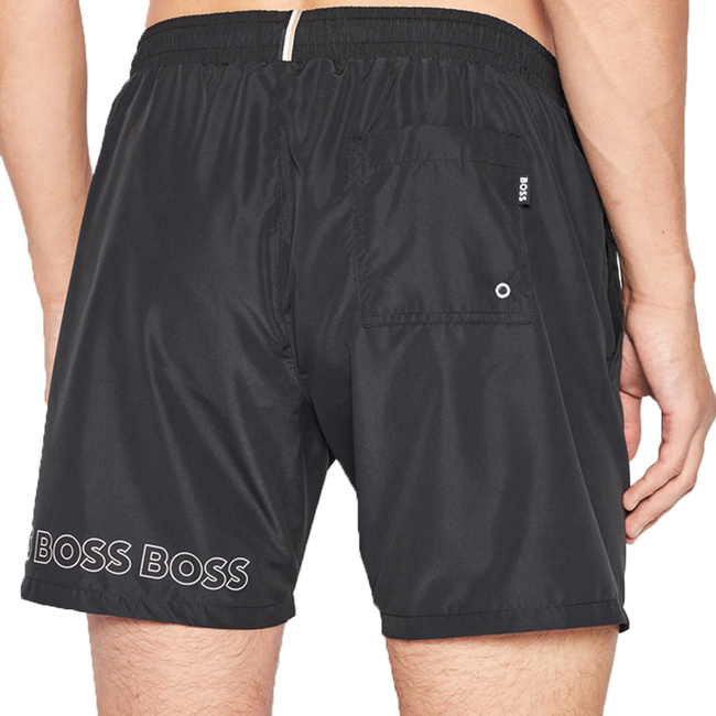 Szorty Kąpielówki HUGO BOSS Dolphin 50469590 Czarne