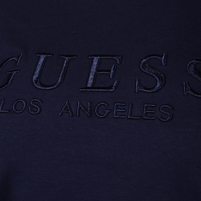 T-Shirt Damski GUESS Logo M1RI28 J1311 Granatowy