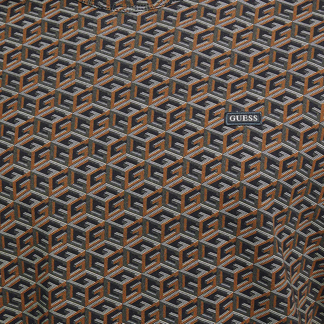 T-Shirt Guess Brown G Cube Multi M3GI26K8FQ4