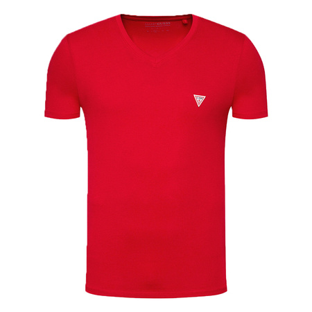 T-Shirt Meski GUESS M1RI37 I3Z11 Czerwony Slim Fit