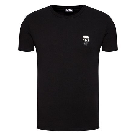 T-Shirt Męski KARL LAGERFELD 755025 Czarny