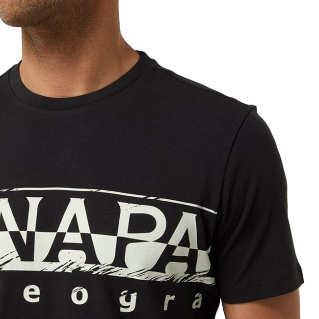 T-Shirt Męski NAPAPIJRI 493494 Czarny