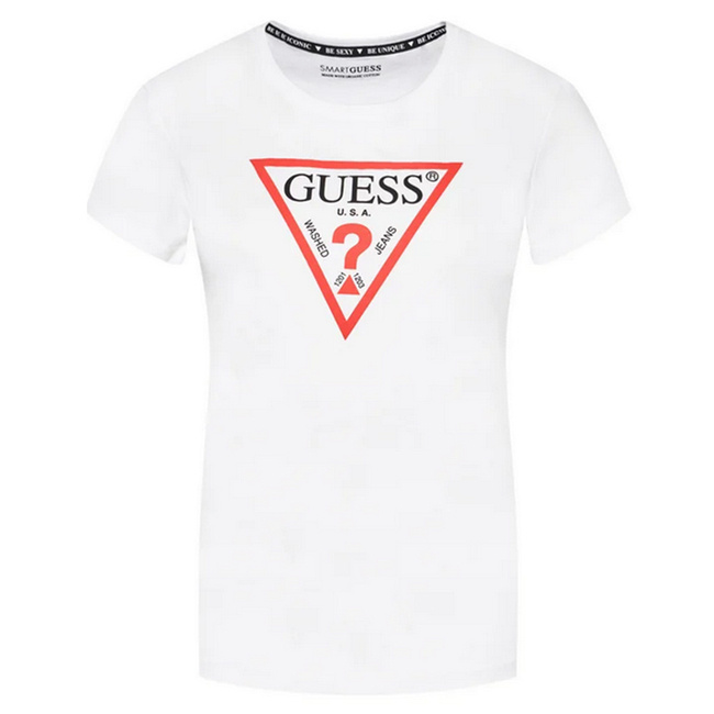 T-shirt Damski GUESS ORIGINAL W1YI1B I3Z11 Biały