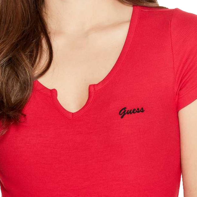 T-shirt Damski GUESS Yara Logo V-Neck 30874